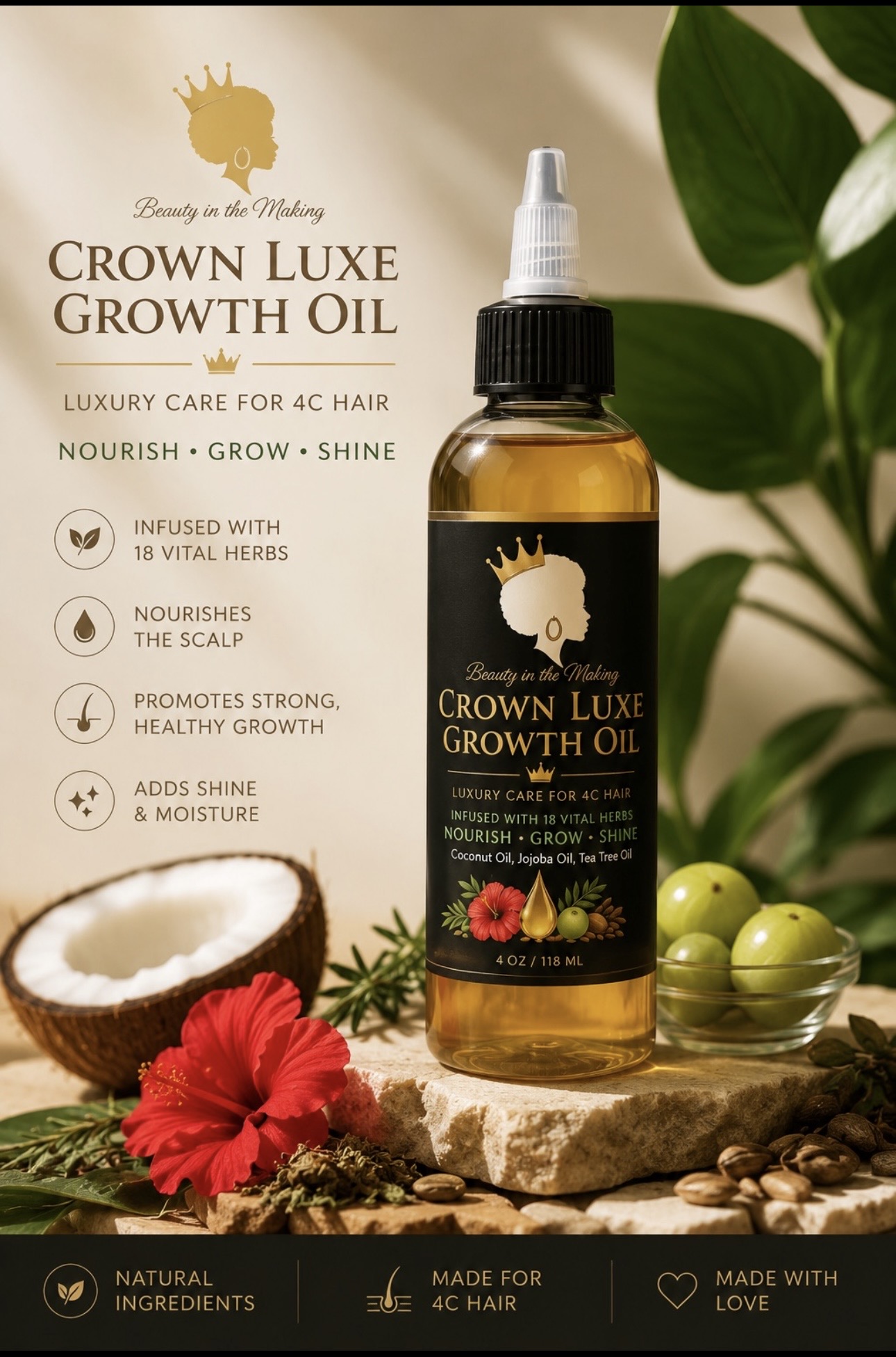 Crown Luxe Growth Oil